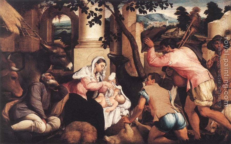 Jacopo Bassano : Adoration Of The Shepherds